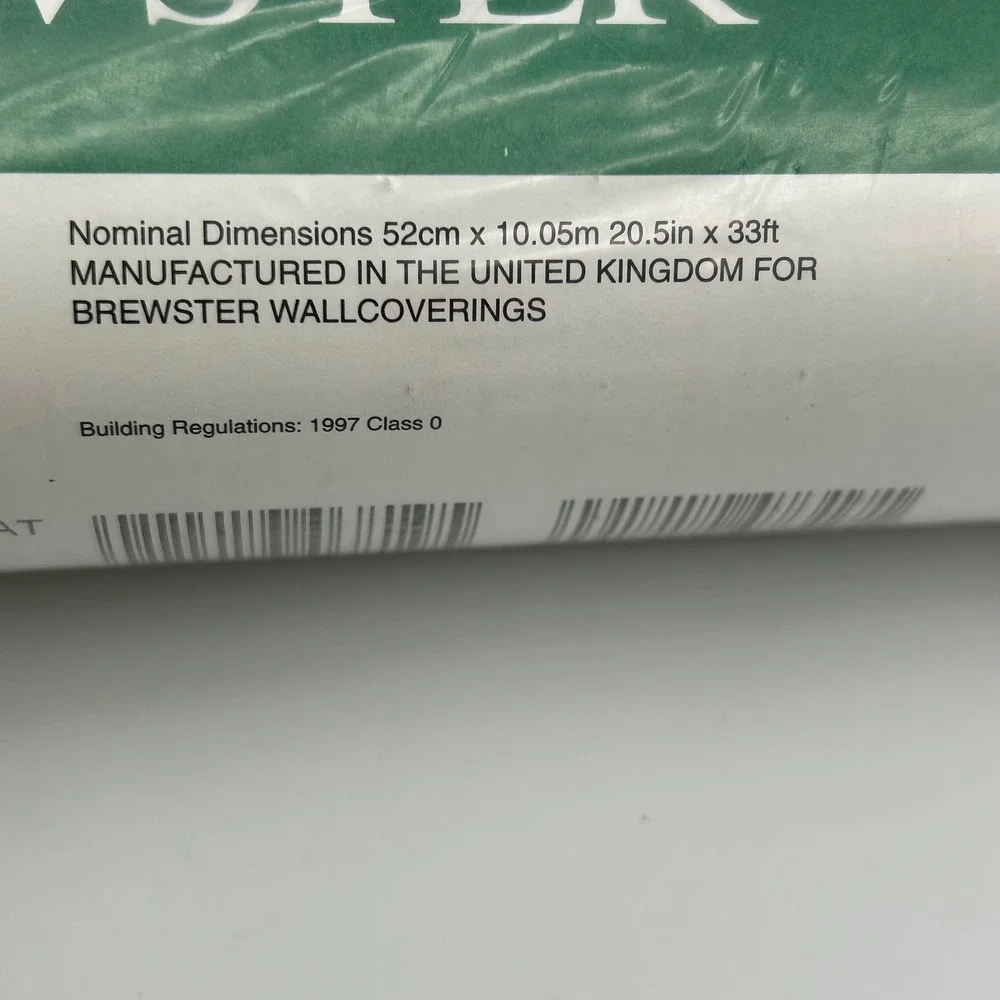 Brewster Gold Textured Wallpaper Roll FD46819 Prepasted Washable 20.5in x 33ft